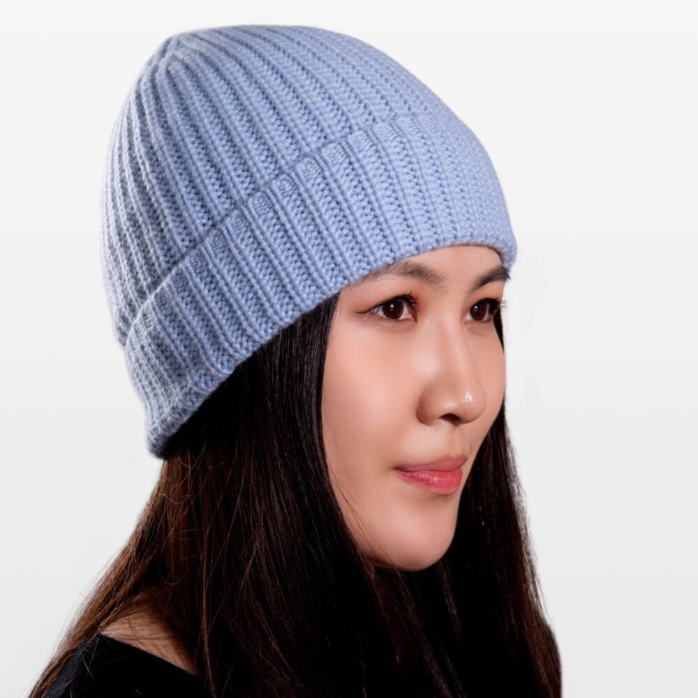 warm winter hat | 100 percent cashmere beanie | soft and lightweight | very warm